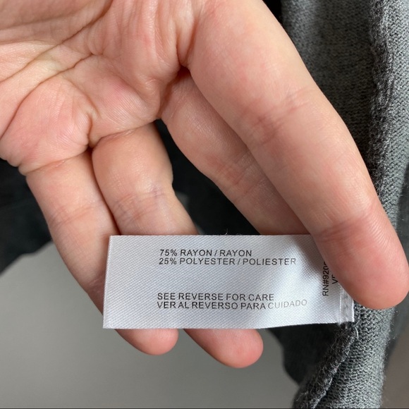 Carolyn Taylor Embroidered Open Front Cardigan Size XL Gray Black Dark Academia - Picture 7 of 7